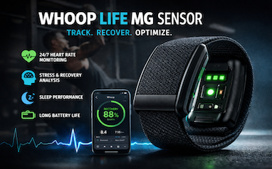دستبند ووپ لایف MG سنسور | انقلاب هوشمند در پایش سلامتی و سبک زندگی